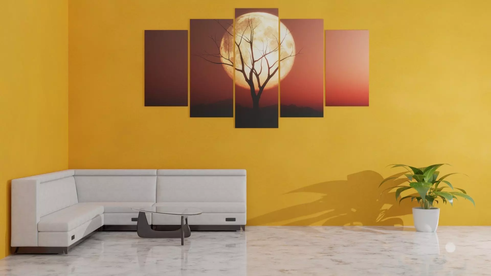 Room Interior 3D model_0