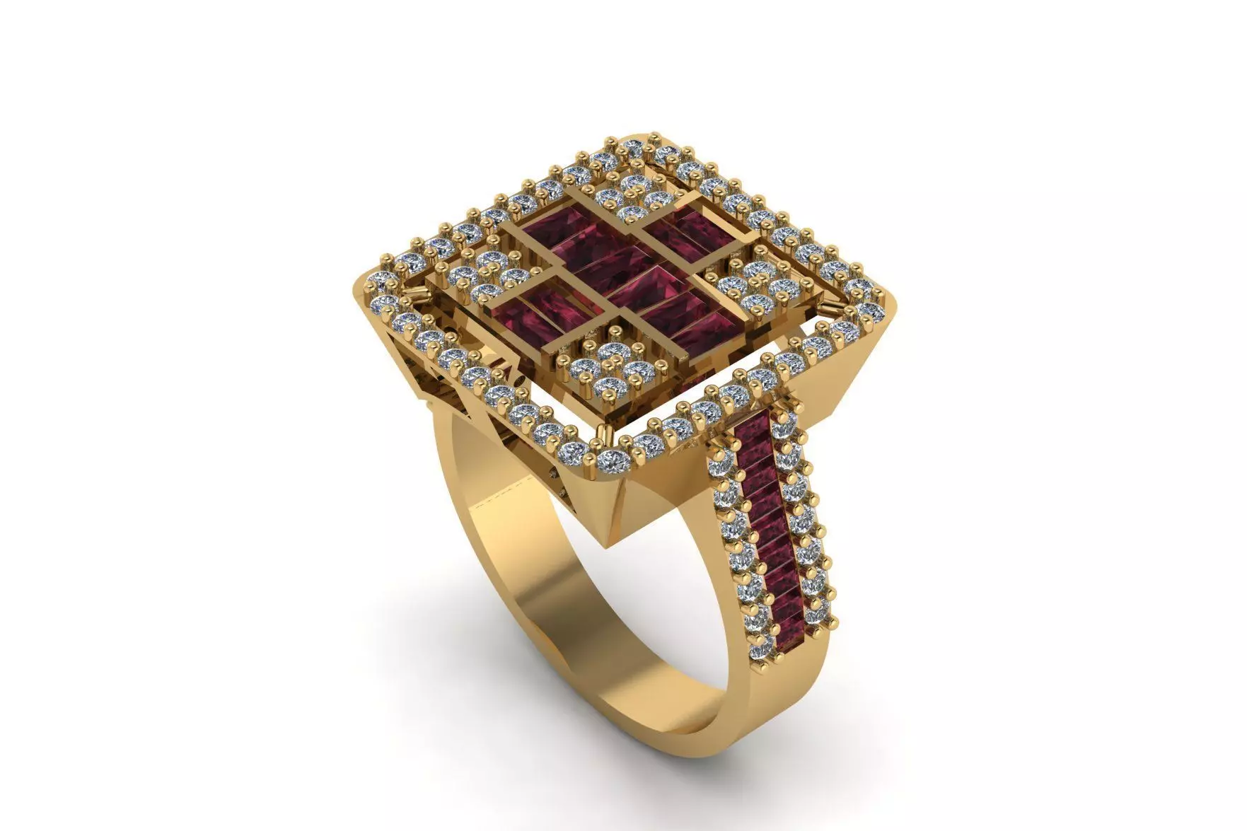 Diamond Ring R 154 3D print model