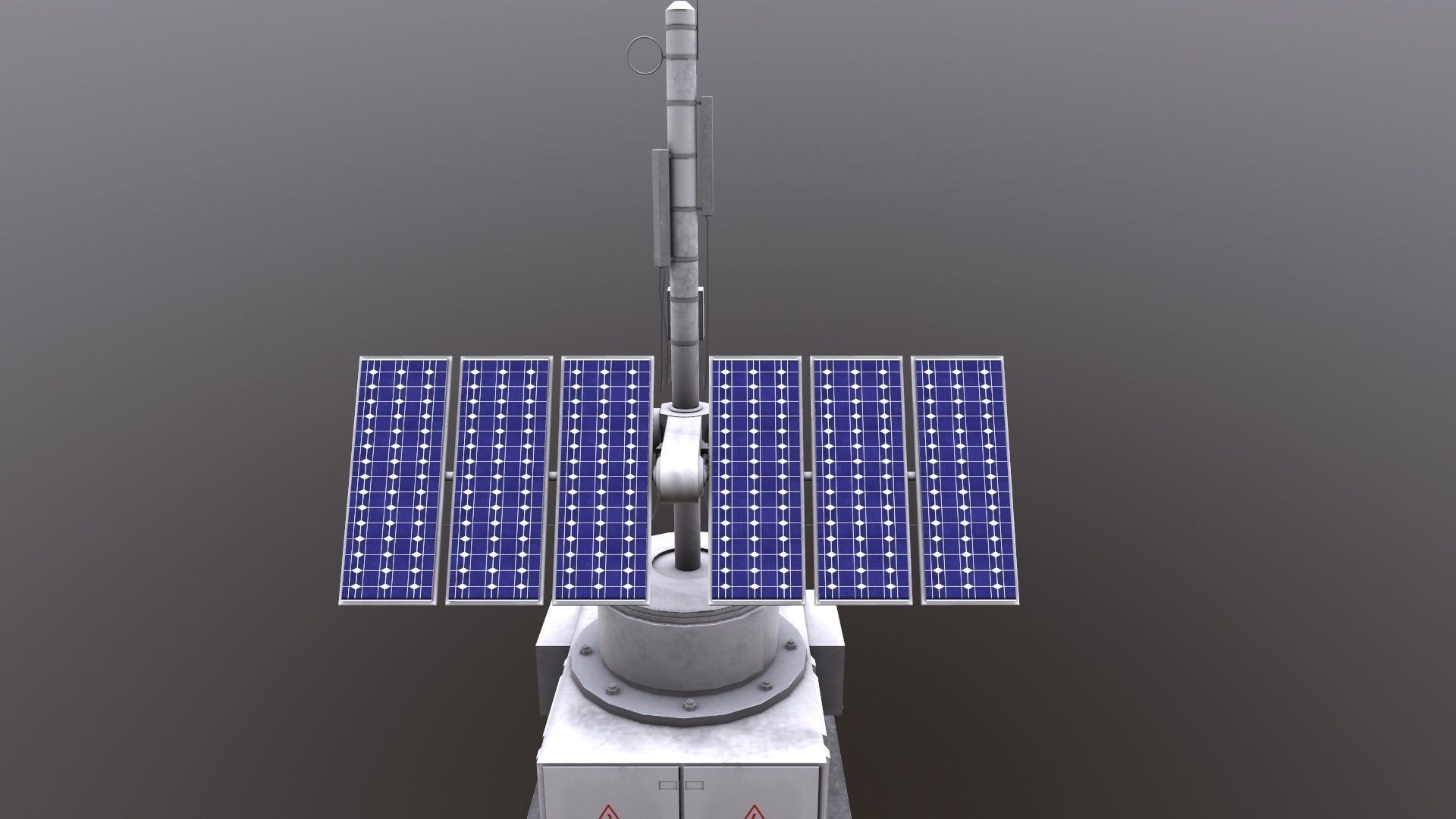 Solar Panel 3D Model Low-poly 3D model_8