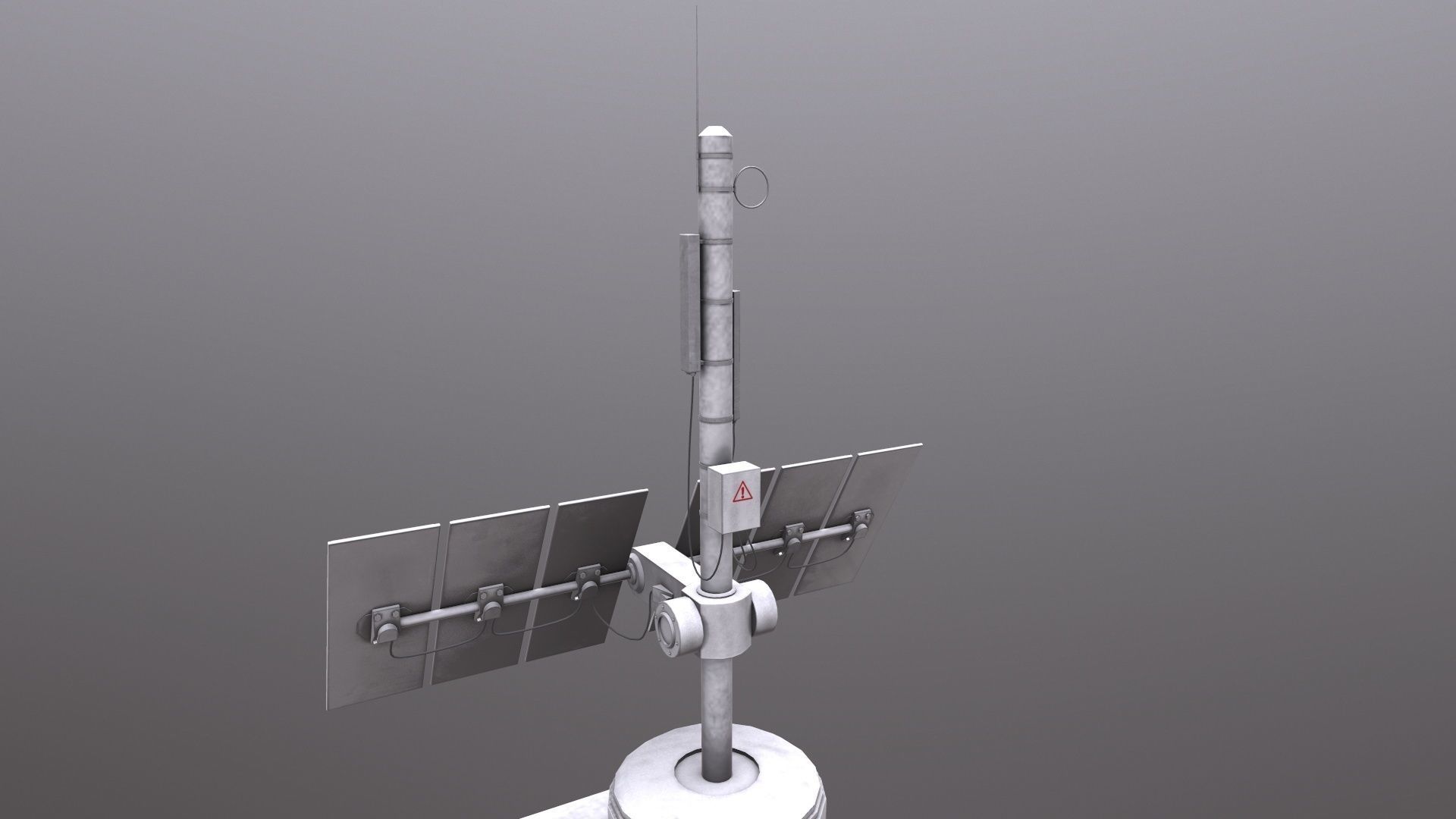 Solar Panel 3D Model Low-poly 3D model_17