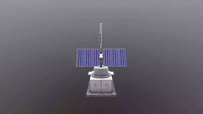 Solar Panel 3D Model
