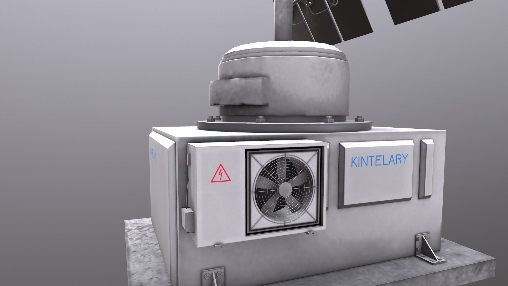 Solar Panel 3D Model Low-poly 3D model_12