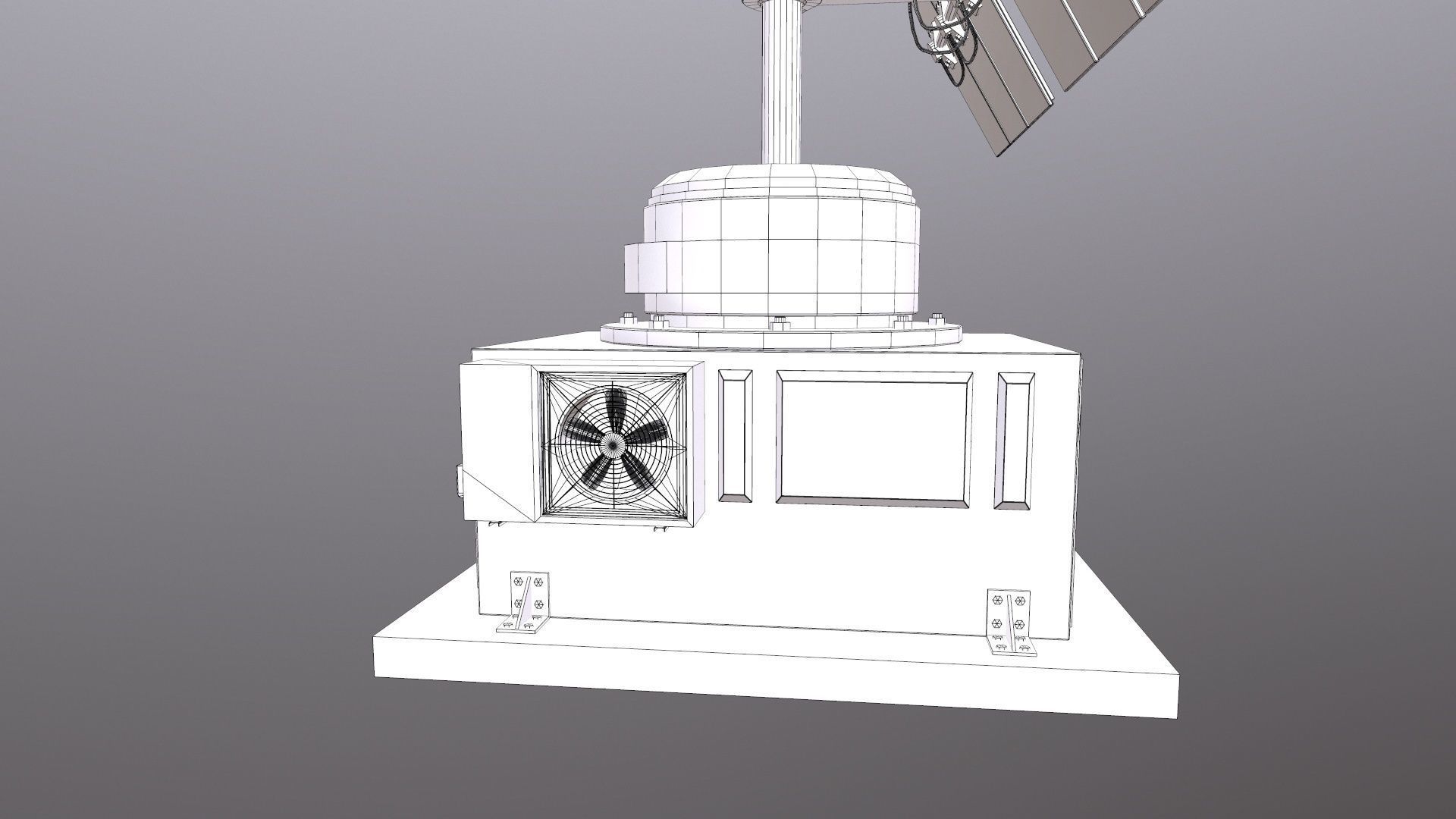 Solar Panel 3D Model Low-poly 3D model_30