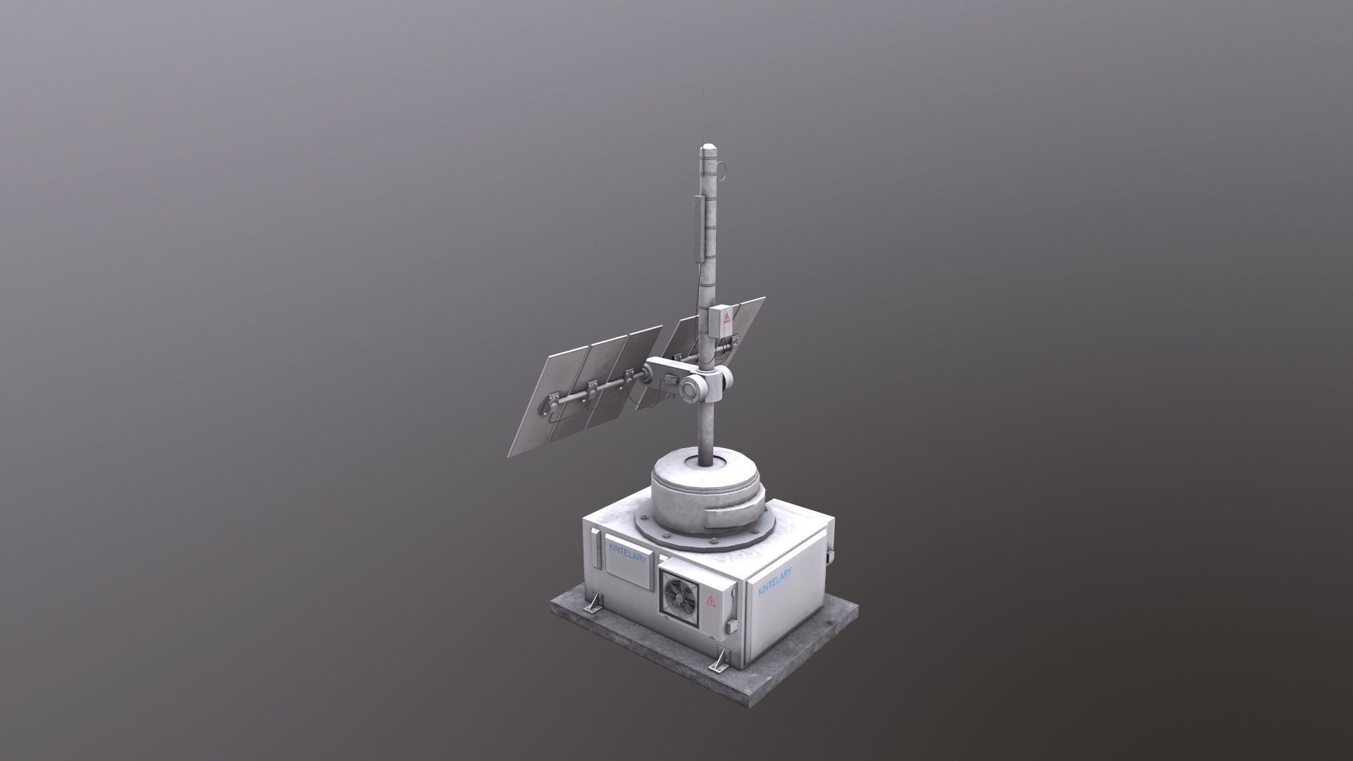 Solar Panel 3D Model Low-poly 3D model_4