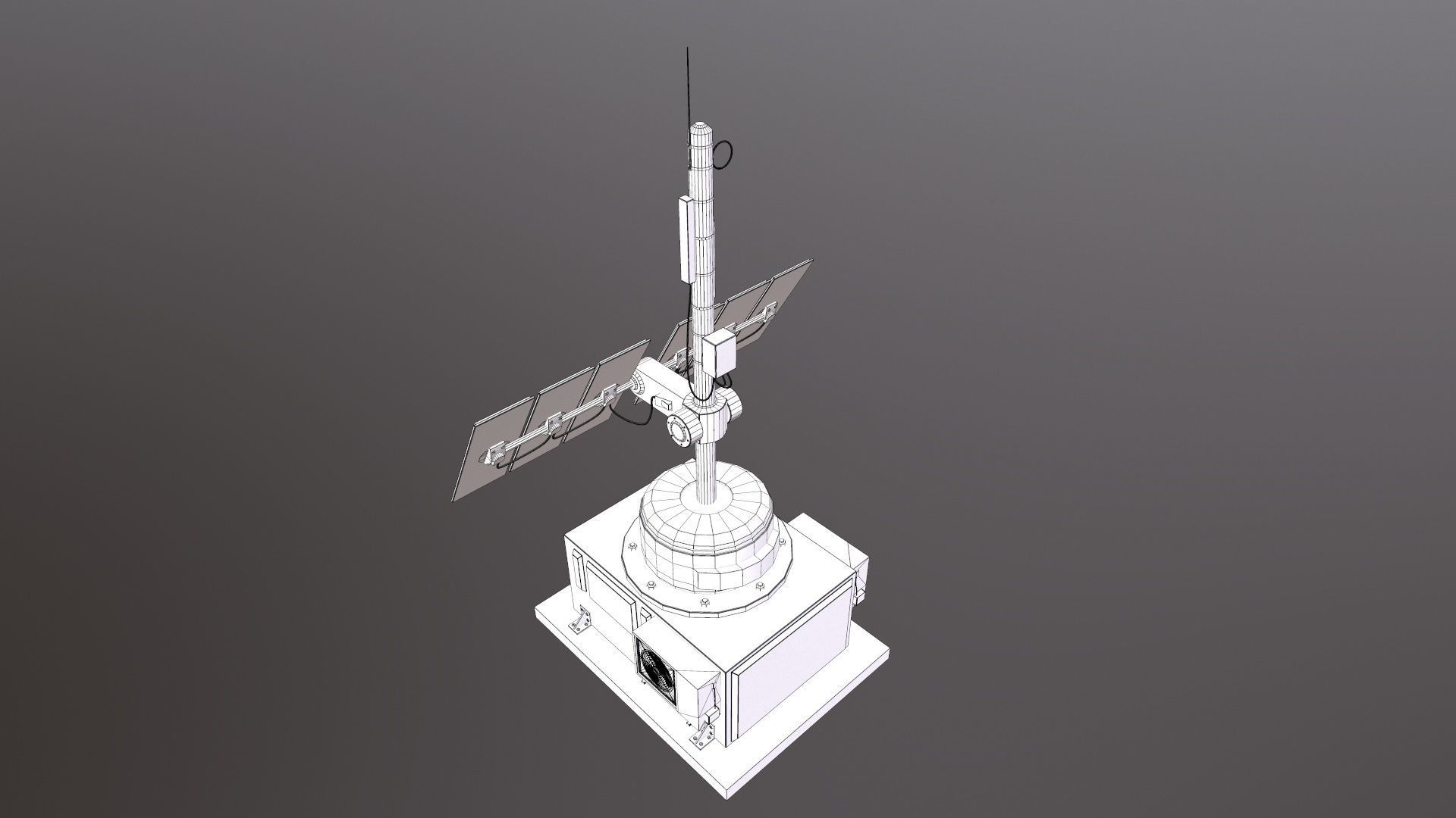 Solar Panel 3D Model Low-poly 3D model_26