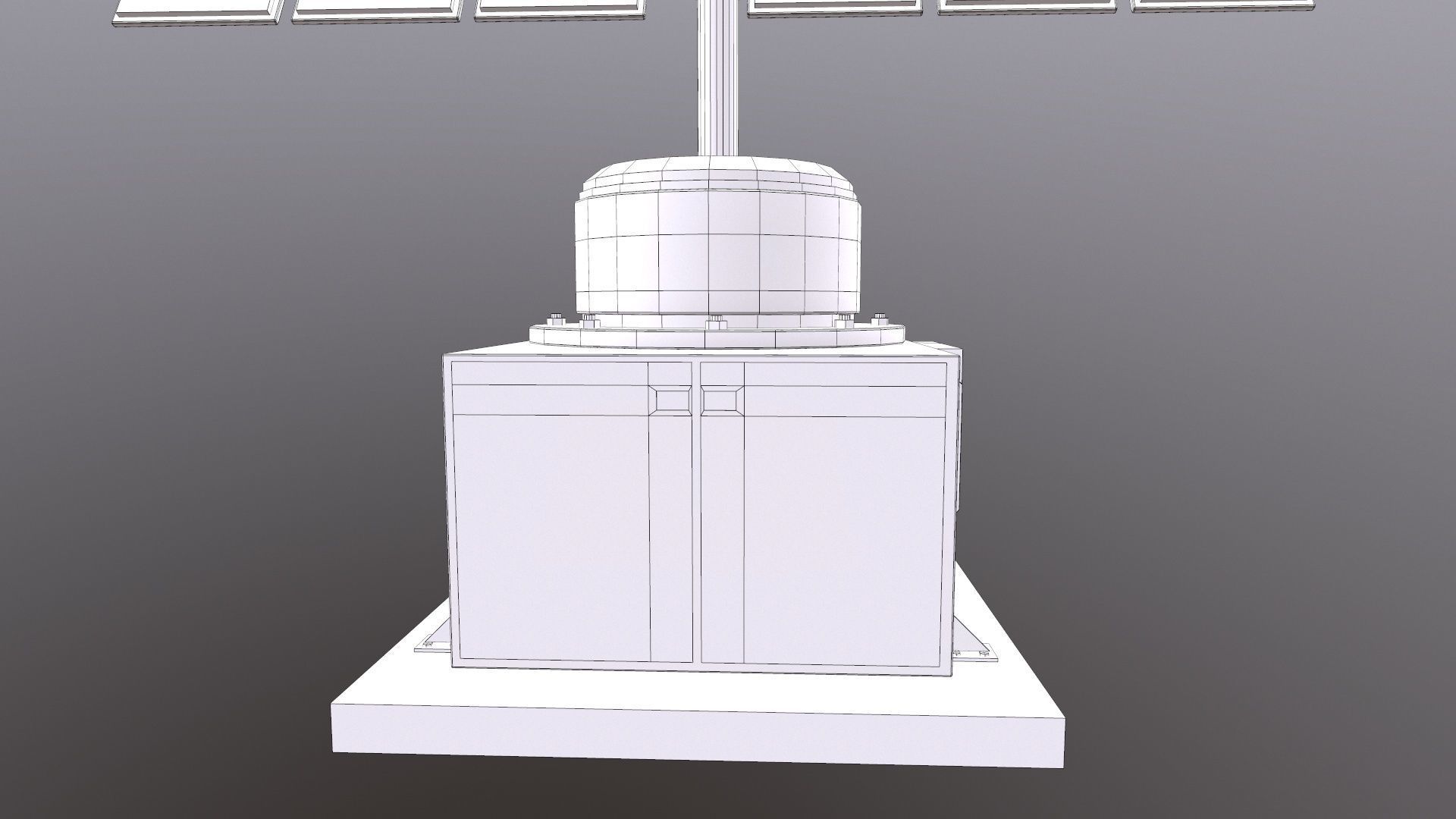 Solar Panel 3D Model Low-poly 3D model_29