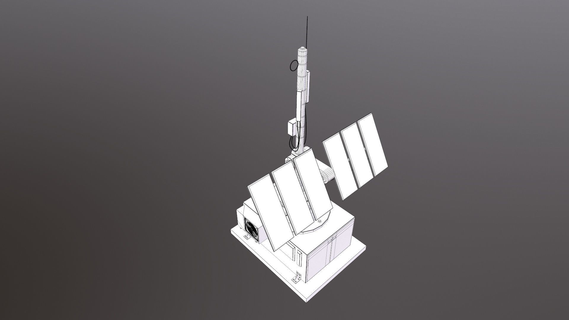 Solar Panel 3D Model Low-poly 3D model_24