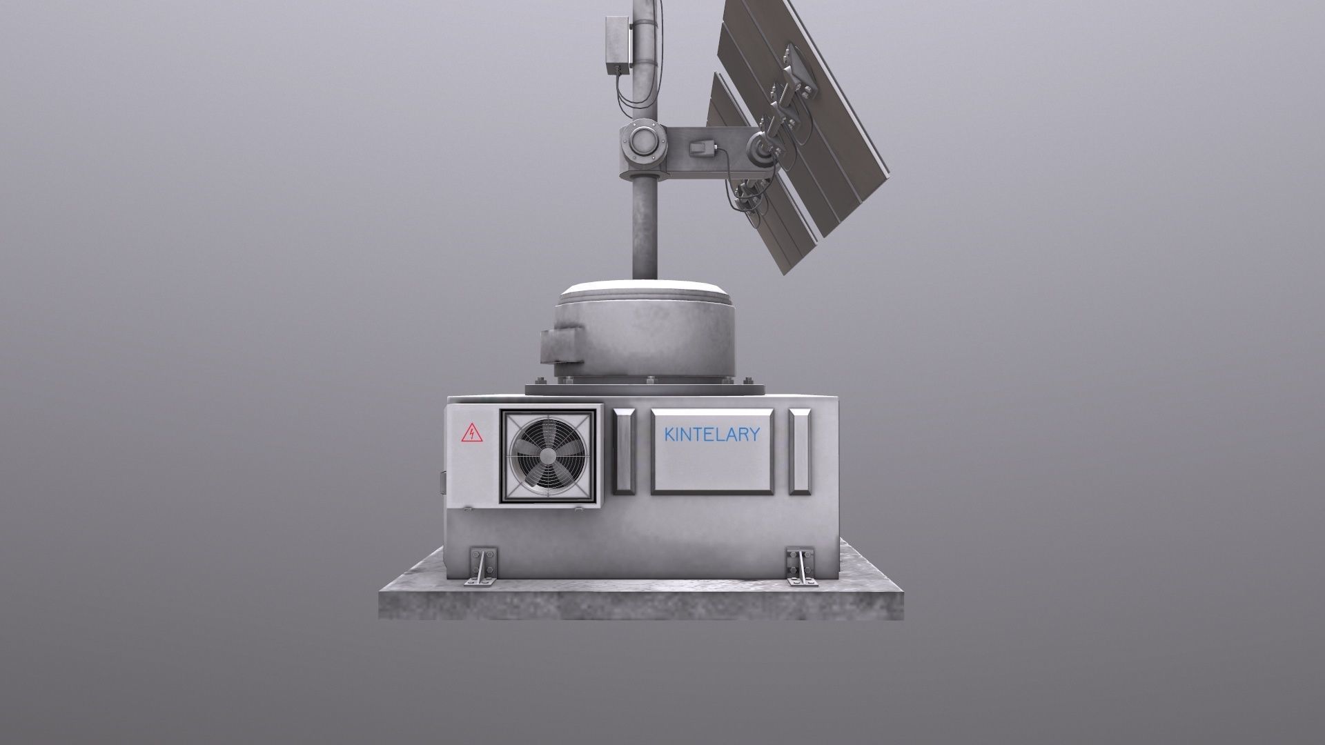 Solar Panel 3D Model Low-poly 3D model_11