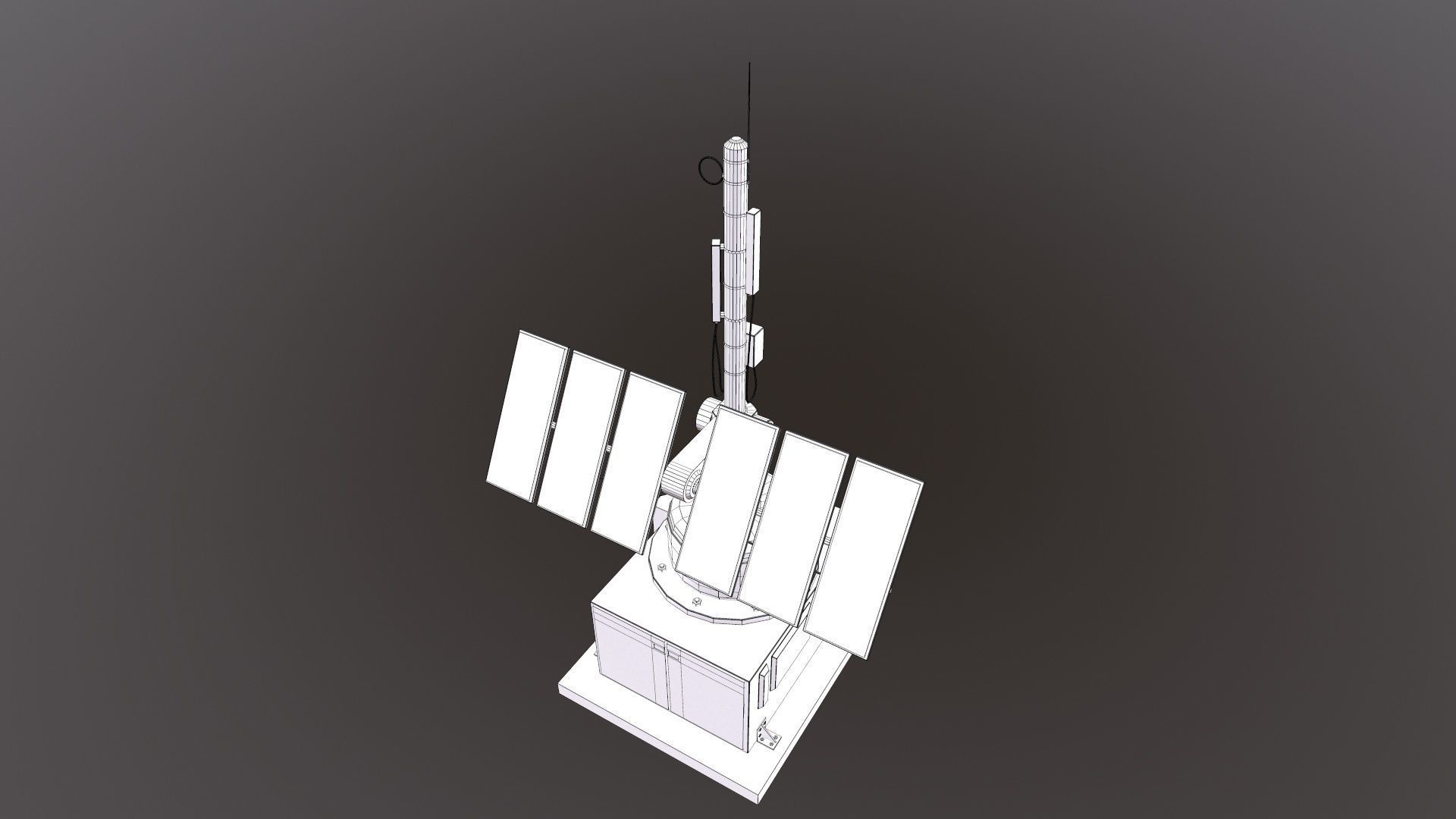 Solar Panel 3D Model Low-poly 3D model_23