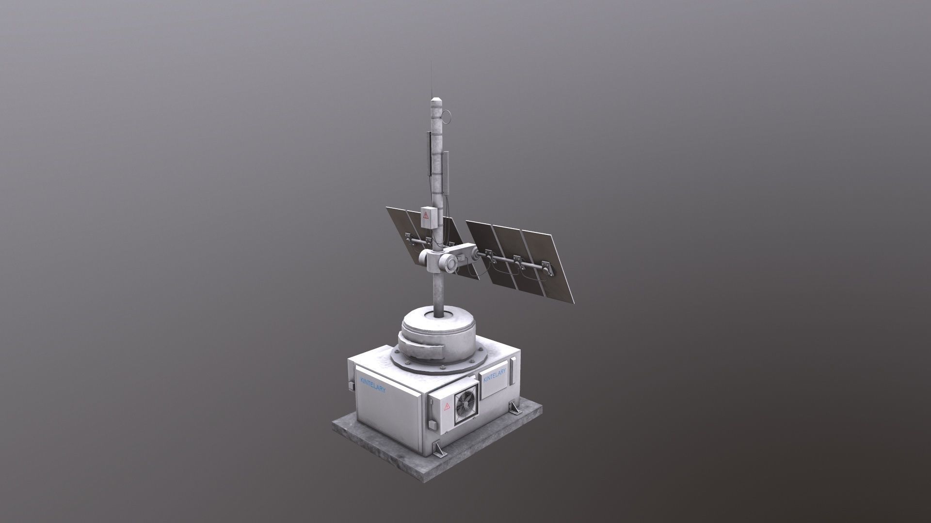 Solar Panel 3D Model Low-poly 3D model_3