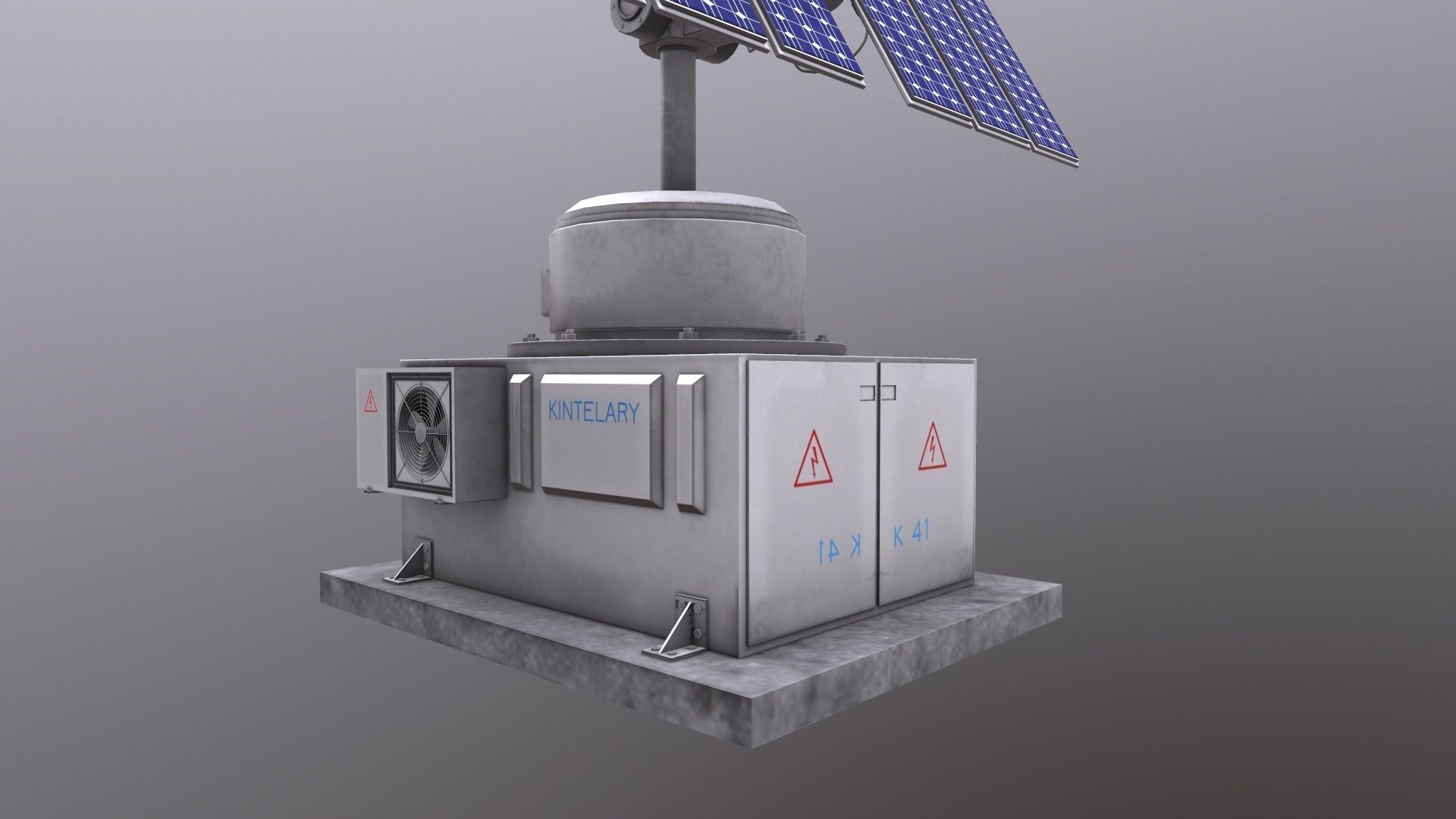 Solar Panel 3D Model Low-poly 3D model_20