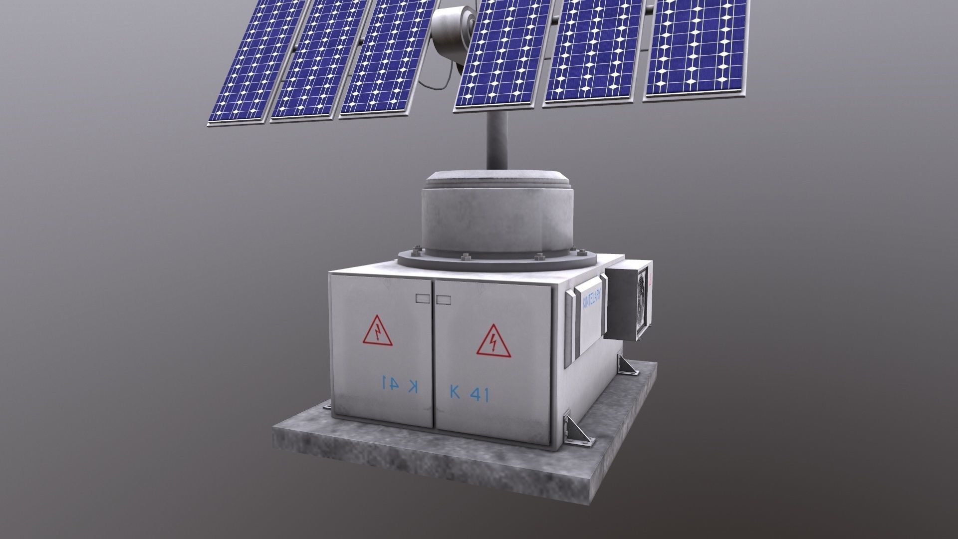 Solar Panel 3D Model Low-poly 3D model_15
