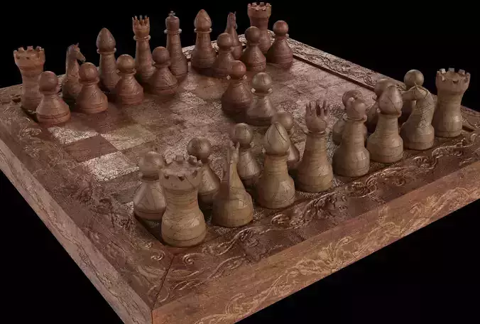 Wood Chess Set