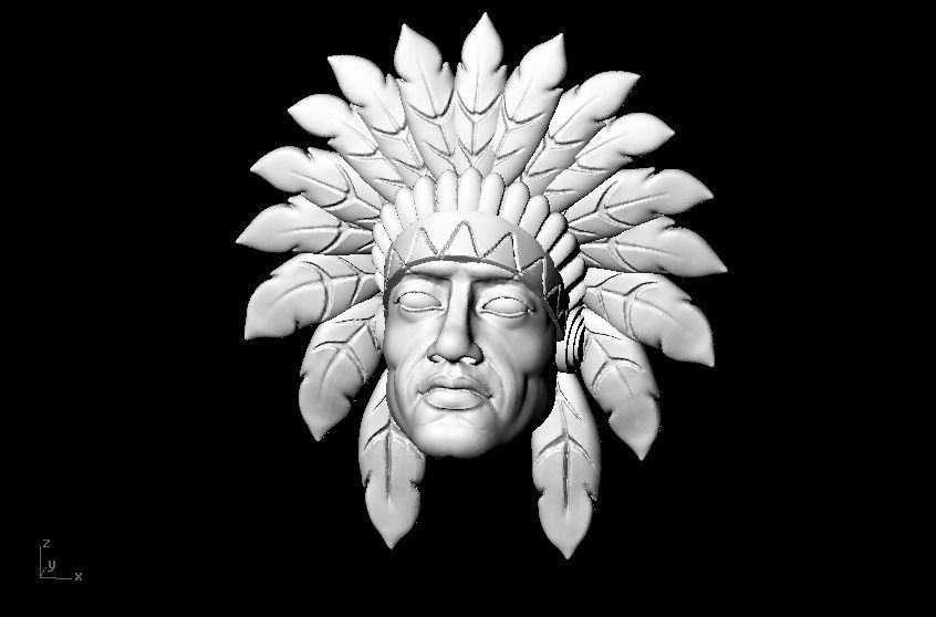 Indian Man 3D print model_3