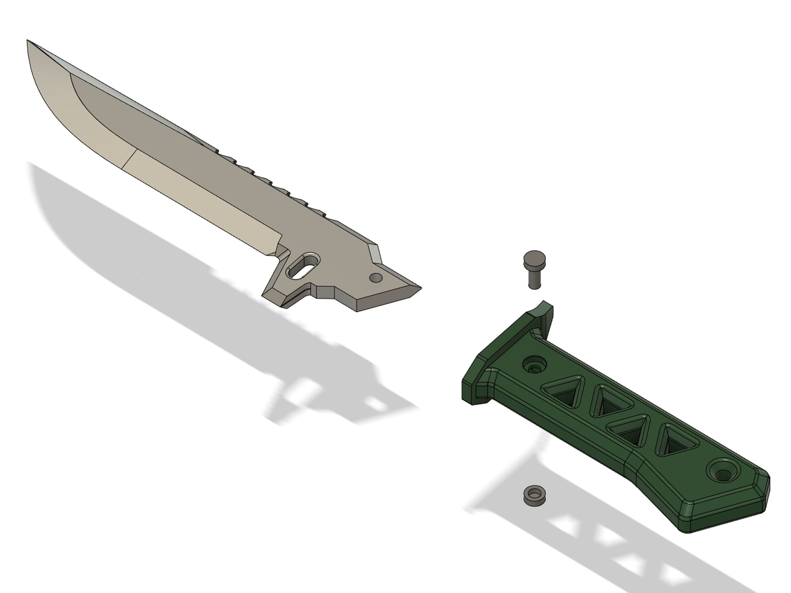 Valorant Xenohunter Knife 3D print model_1