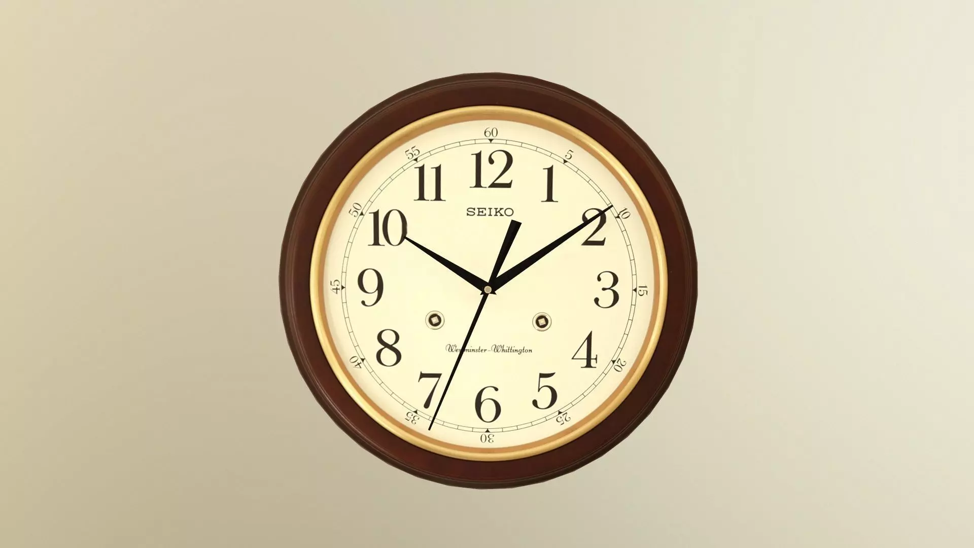 Wall Clock 3d Model Low-poly 3D model