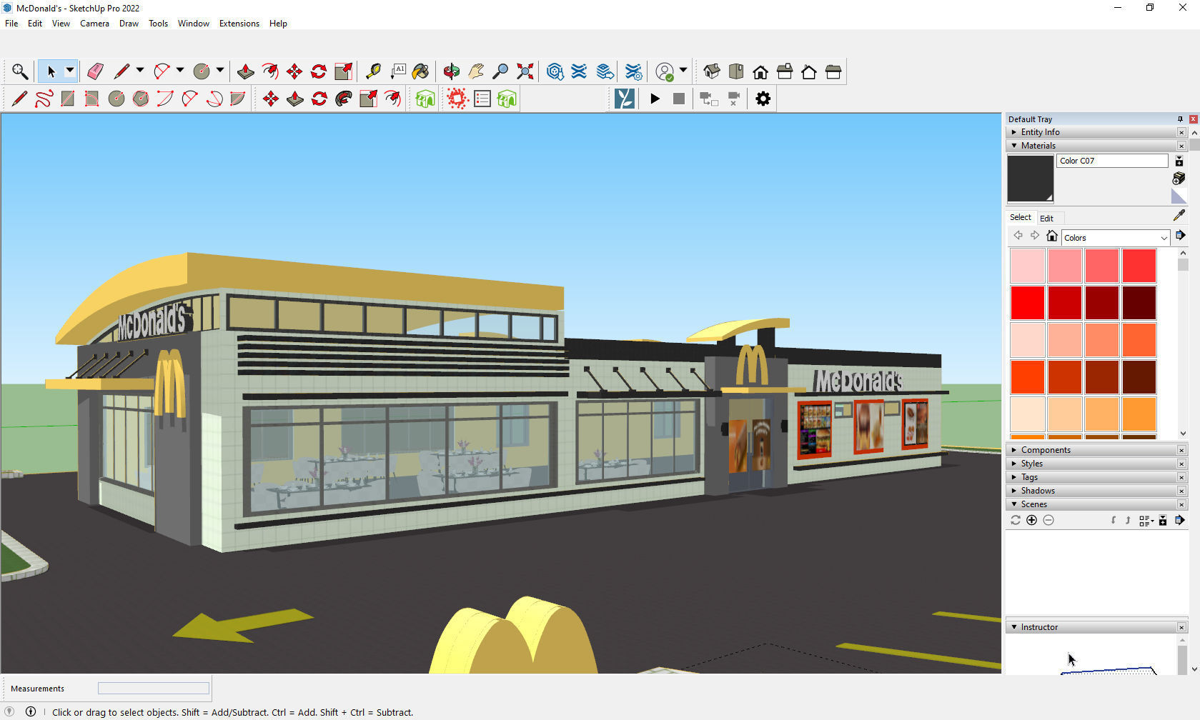 Macdonalds  3D model_4