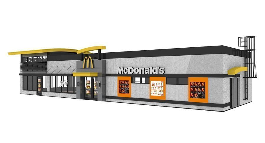 Macdonalds  3D model_2