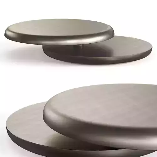 Cattelan Italia Yo Yo Brushed Bronze Coffee Table