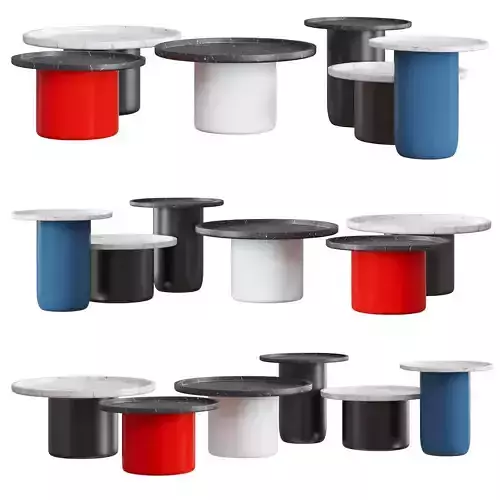 TAVOLINO BUTTON TABLE by BB ITALIA 3D model