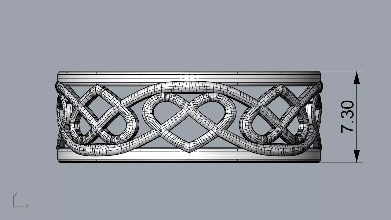 hearts love 3D print model_0