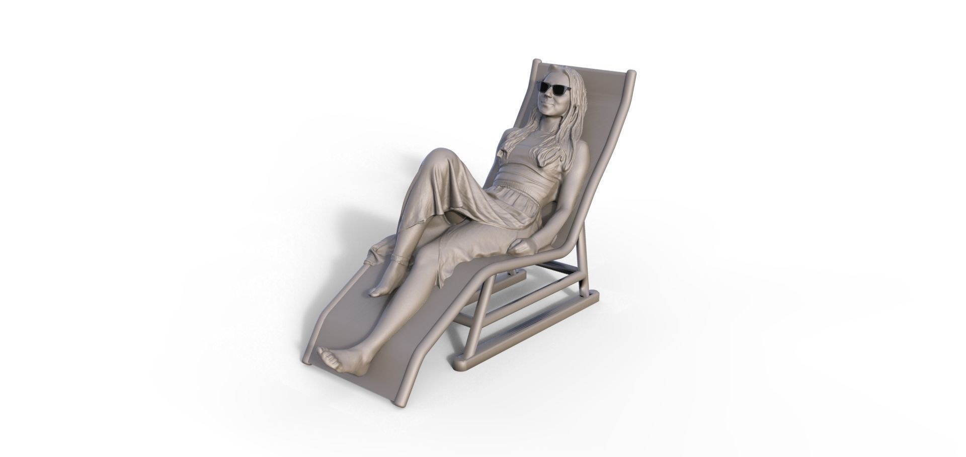 Figure LEA type A for ship model or diorama 3D print model_1