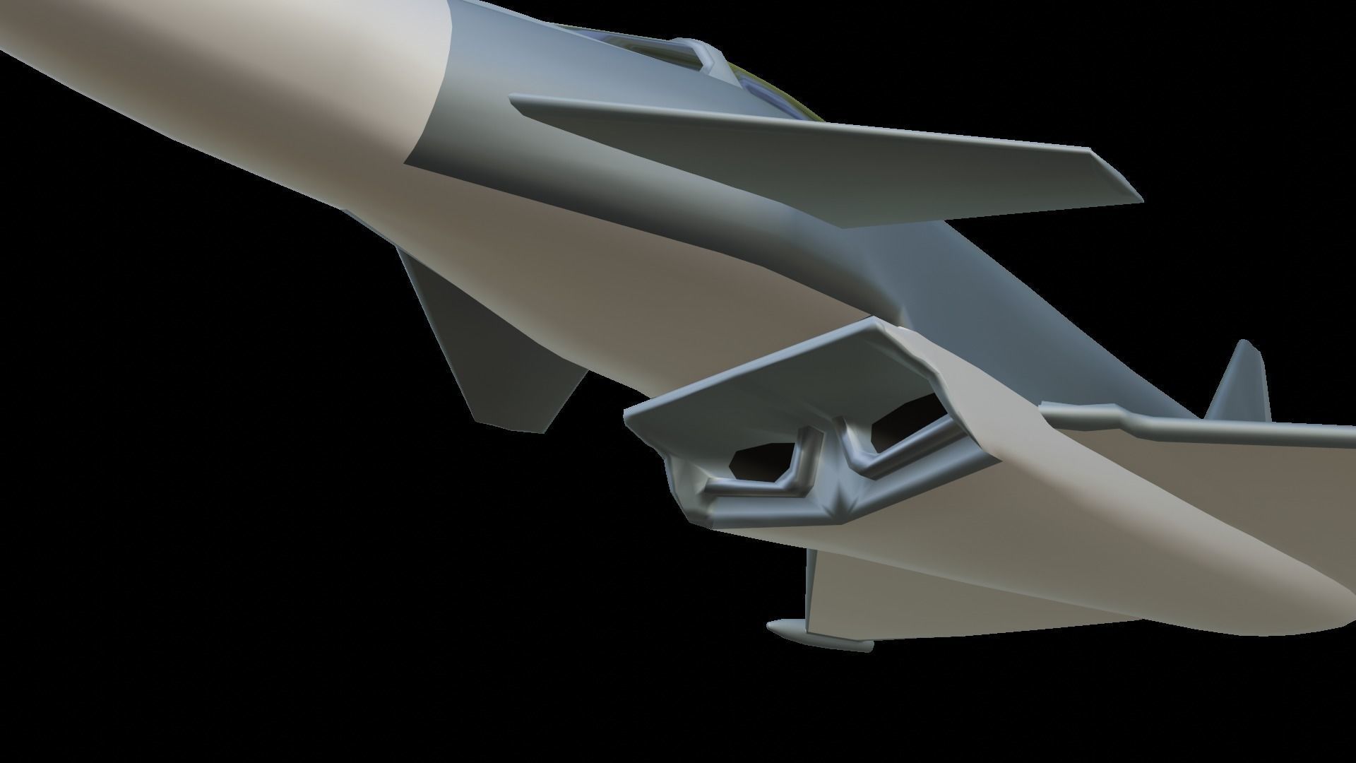 Modern Fighter Jet - Eurofighter Typhoon 3D print model_7