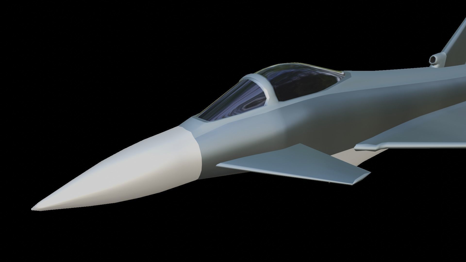 Modern Fighter Jet - Eurofighter Typhoon 3D print model_6
