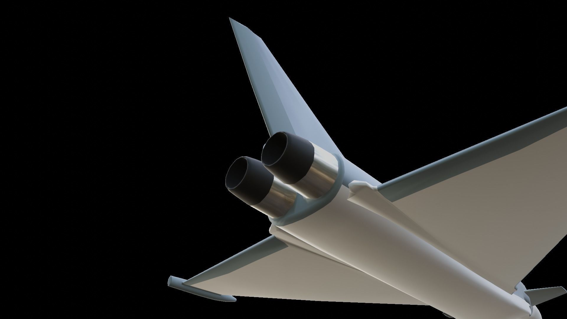 Modern Fighter Jet - Eurofighter Typhoon 3D print model_11
