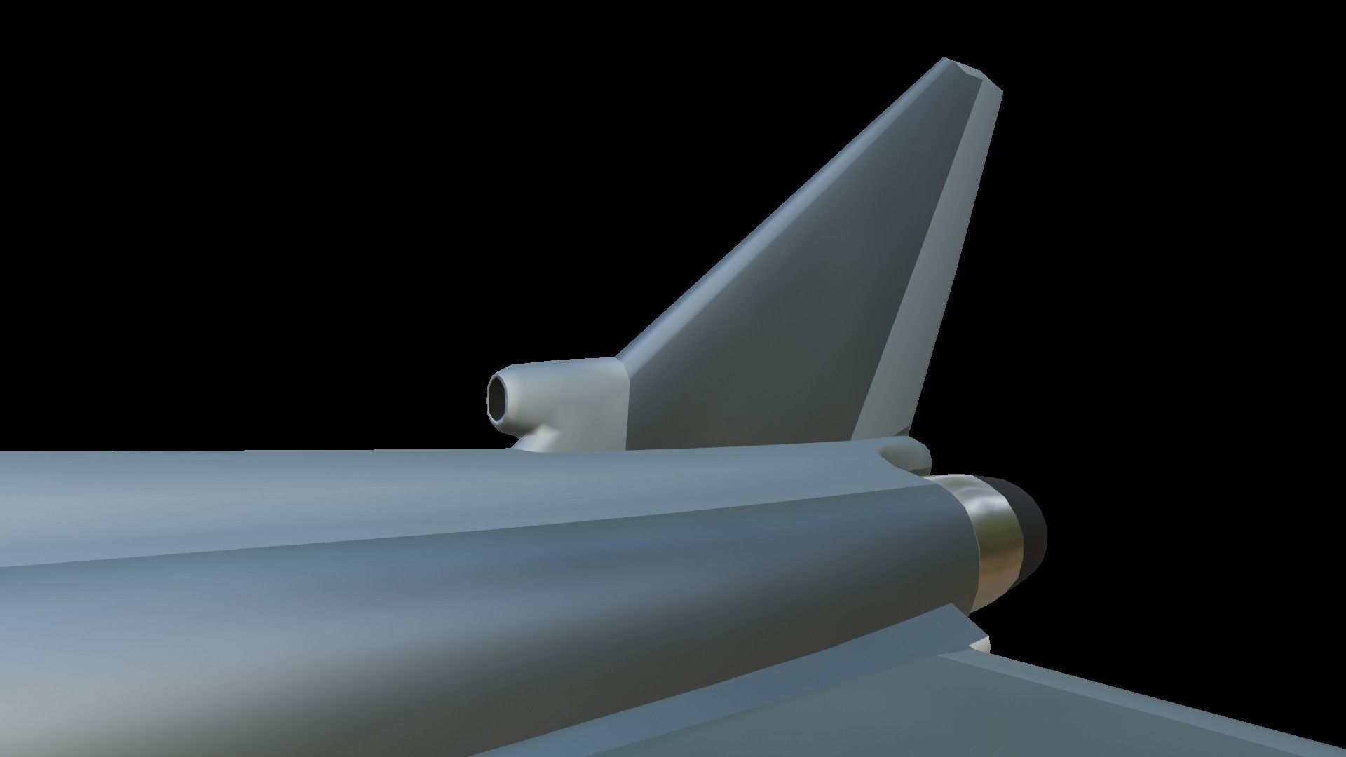 Modern Fighter Jet - Eurofighter Typhoon 3D print model_9