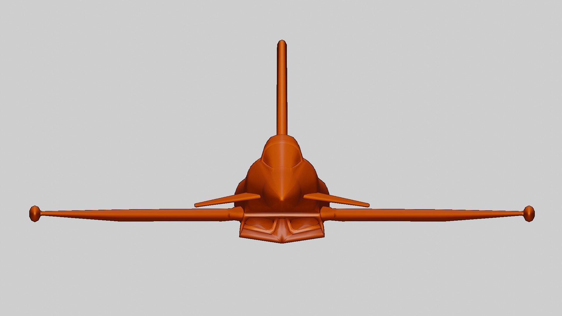 Modern Fighter Jet - Eurofighter Typhoon 3D print model_2