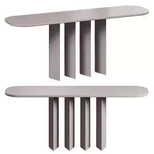 Geometric console by Bonaldo