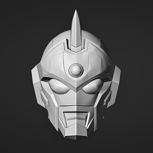 Gridman Helmet 3D print model Helmet prop replica 3D print model 3D model