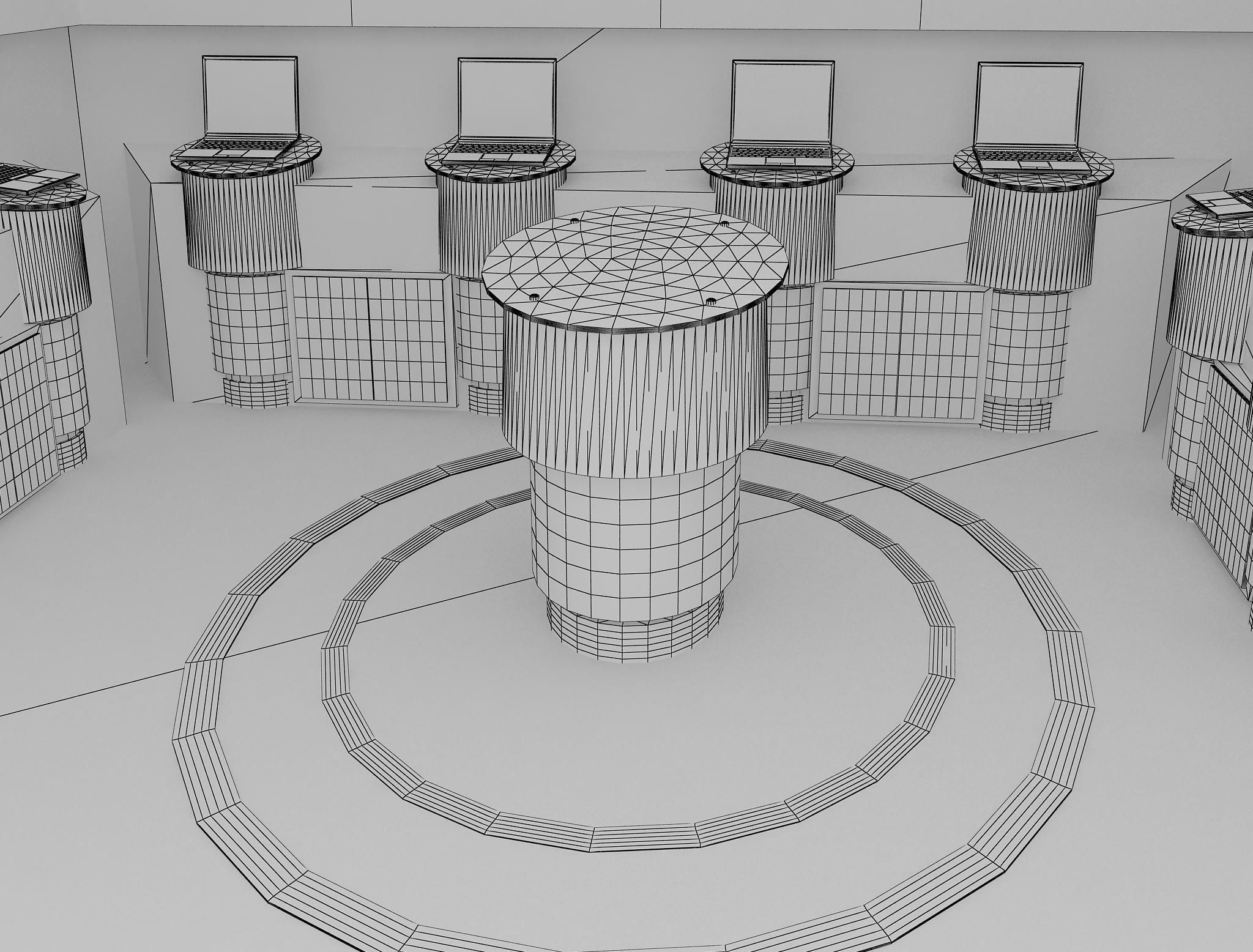  Booth Exhibition Stand a14b 3D model_11