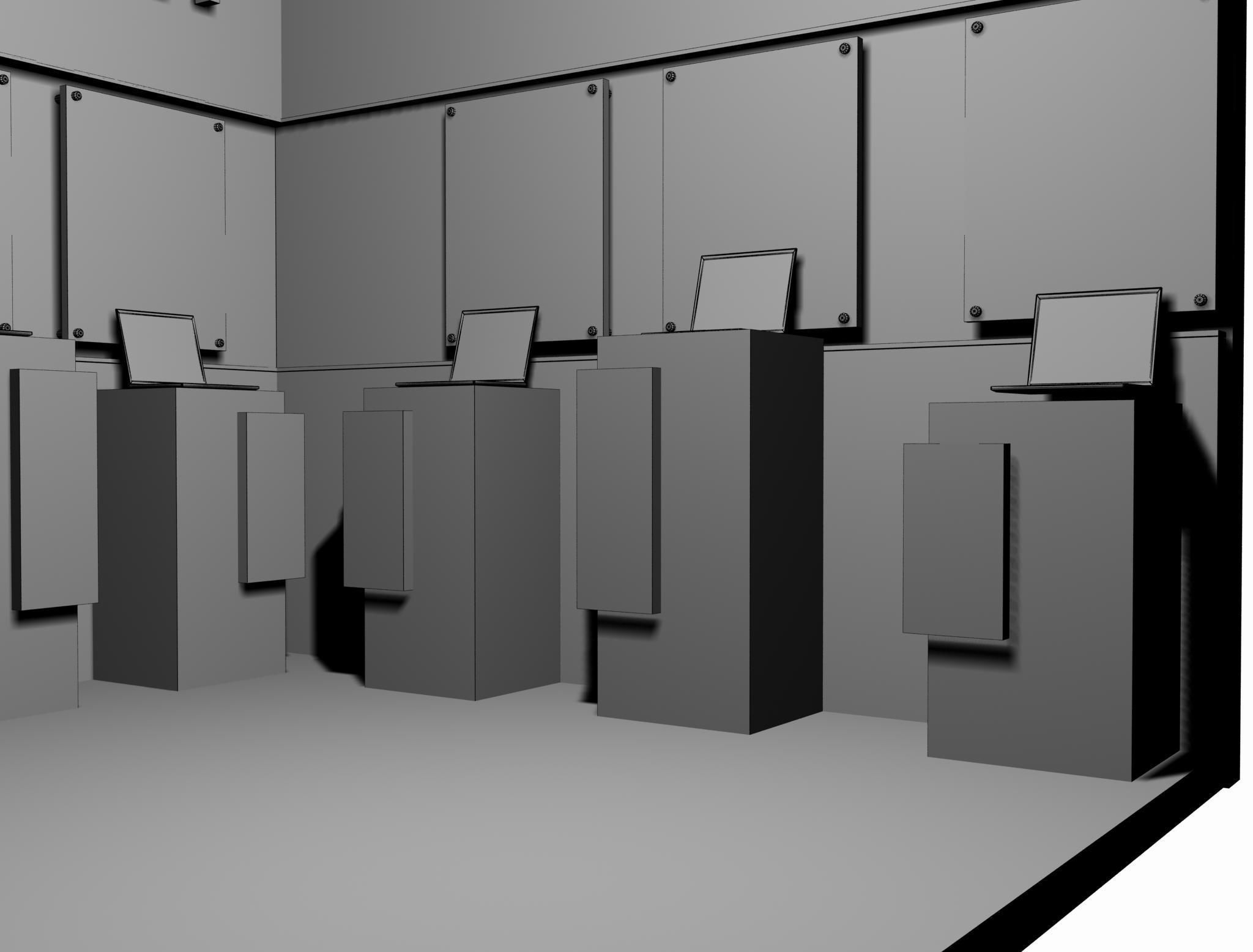  Booth Exhibition Stand a14c 3D model_9
