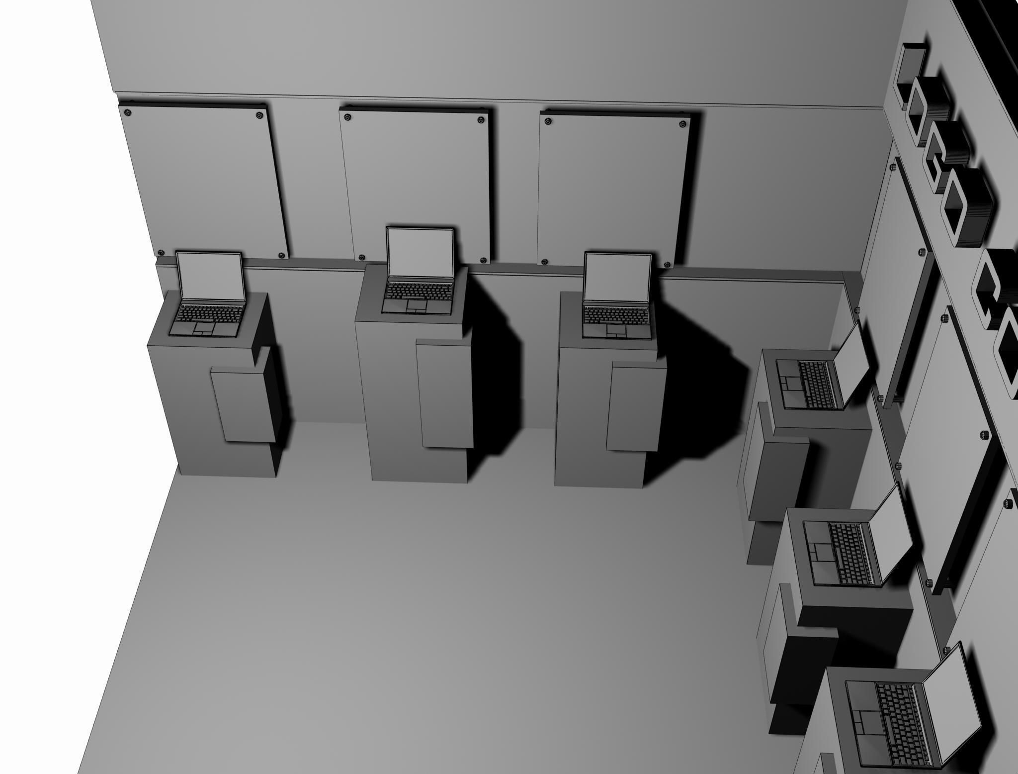  Booth Exhibition Stand a14c 3D model_13