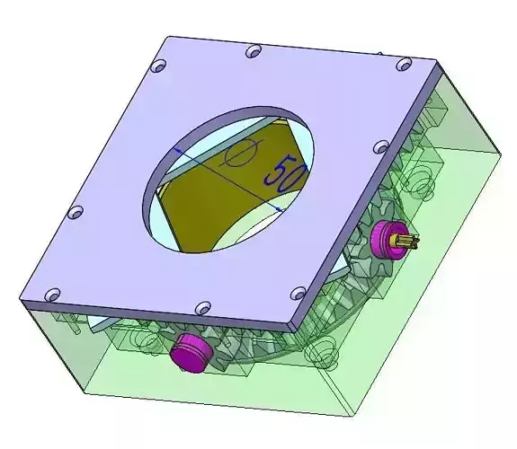 Gift Box 03-D50 gift box mechanical mechanism diy 3D print model