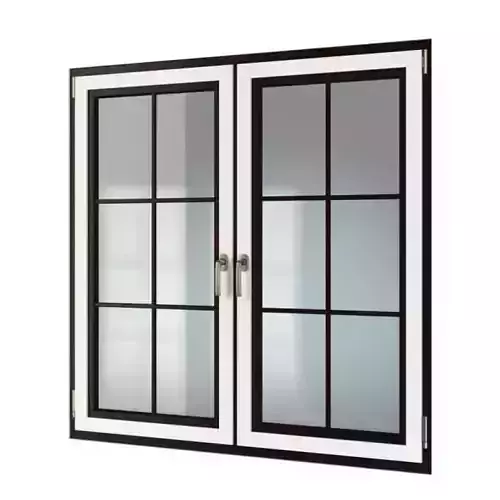 Modern Black White Door