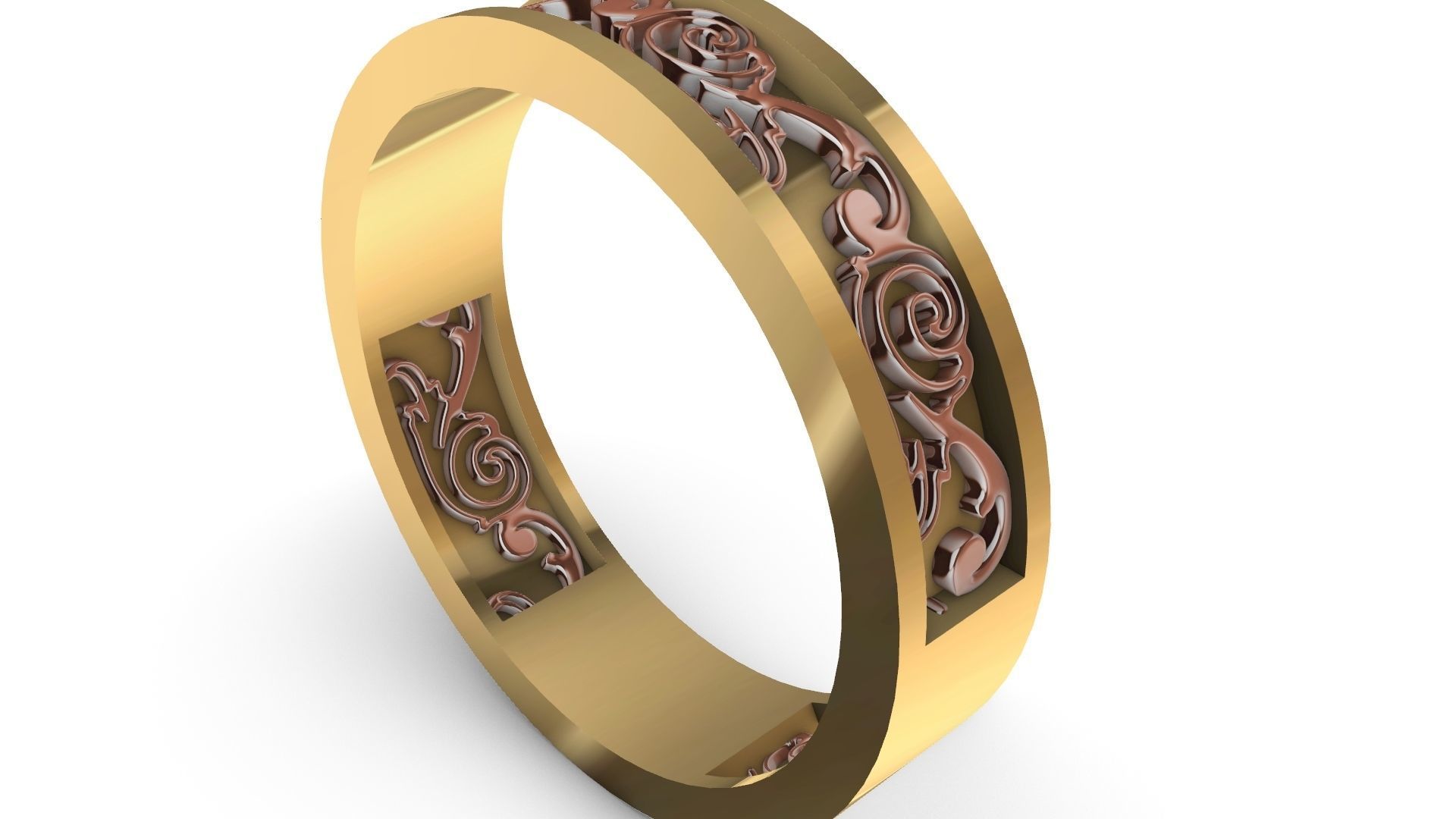 ornament engraved ring stl verified 3D print model_3