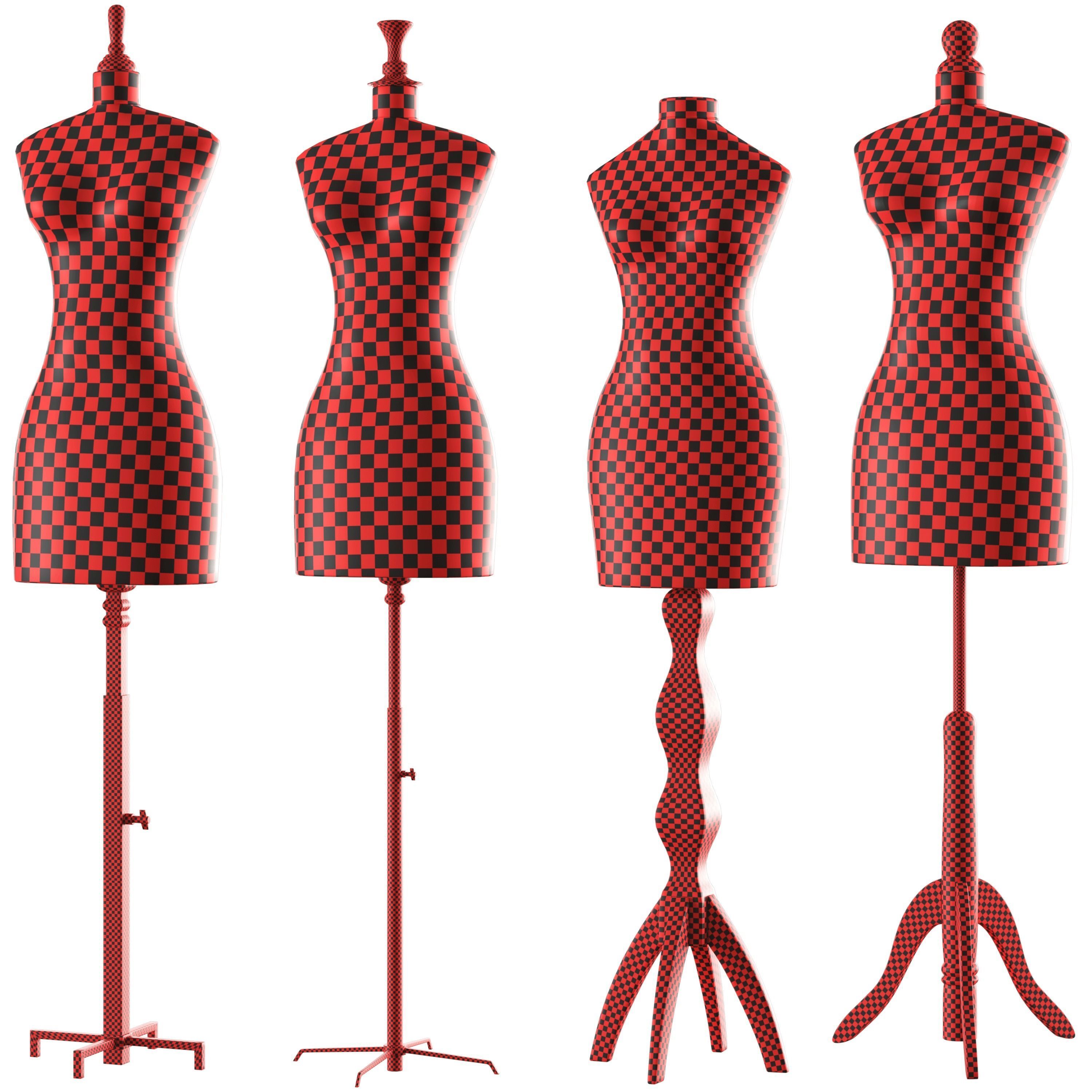 sewing mannequin PBR low poly 4k Low-poly 3D model_2