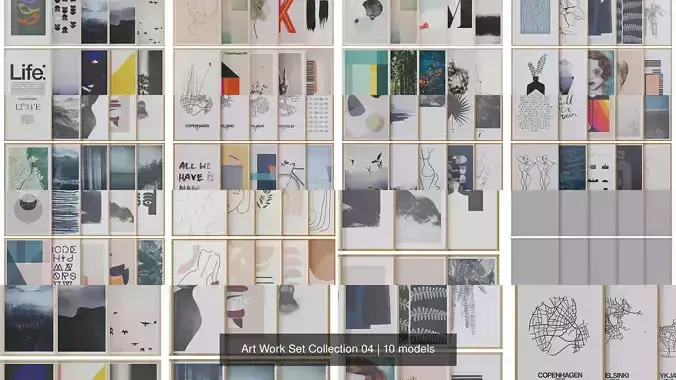 Art Work Set Collection 04
