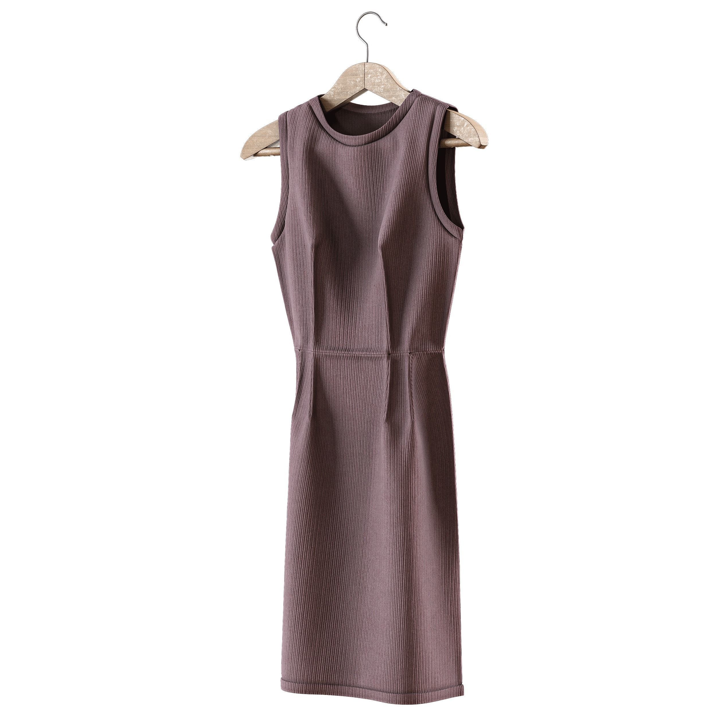 set of clothes on hanger PBR low poly 4k Low-poly 3D model_3