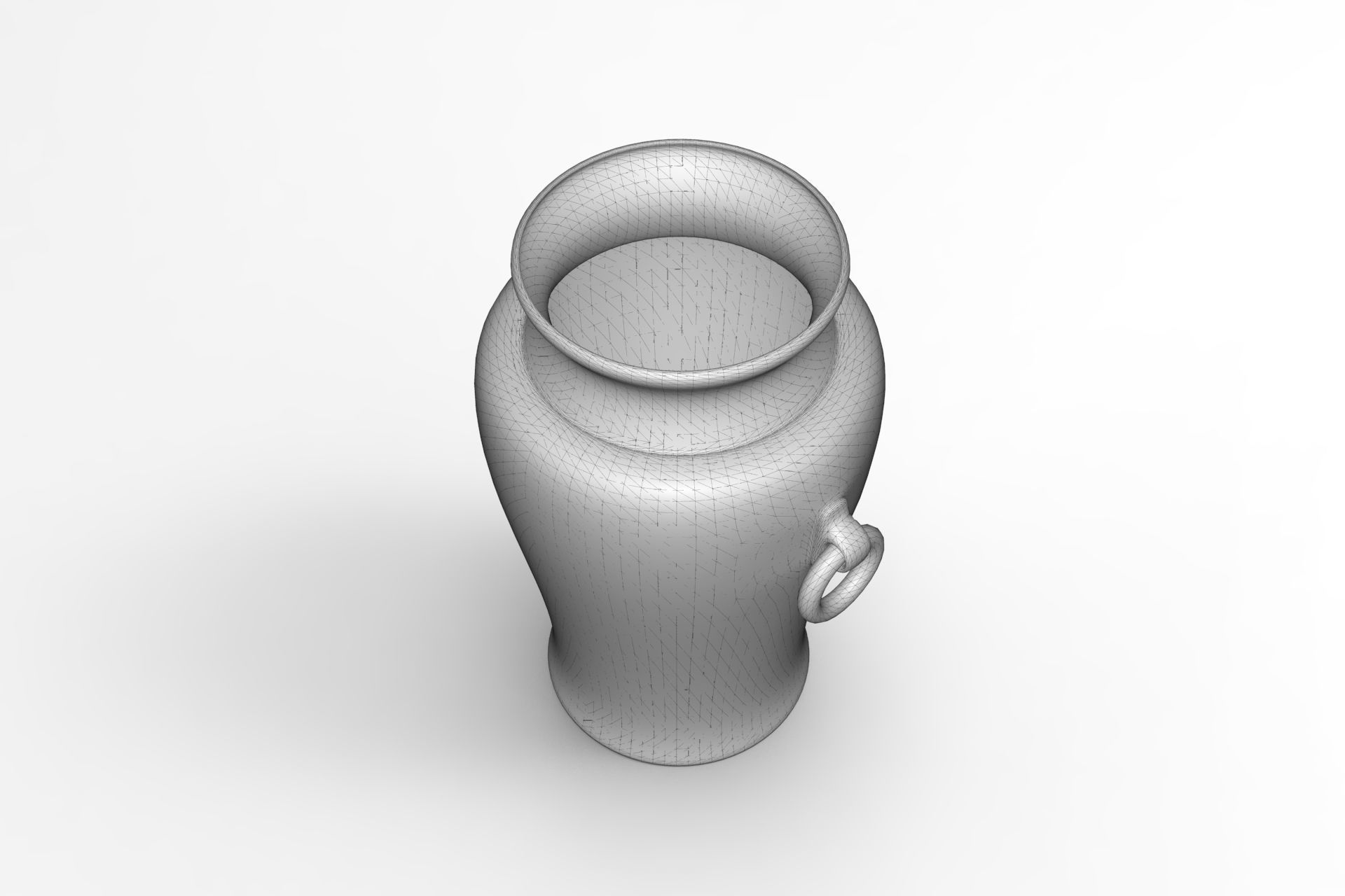 Rib Umbrella Stand Low-poly 3D model_6