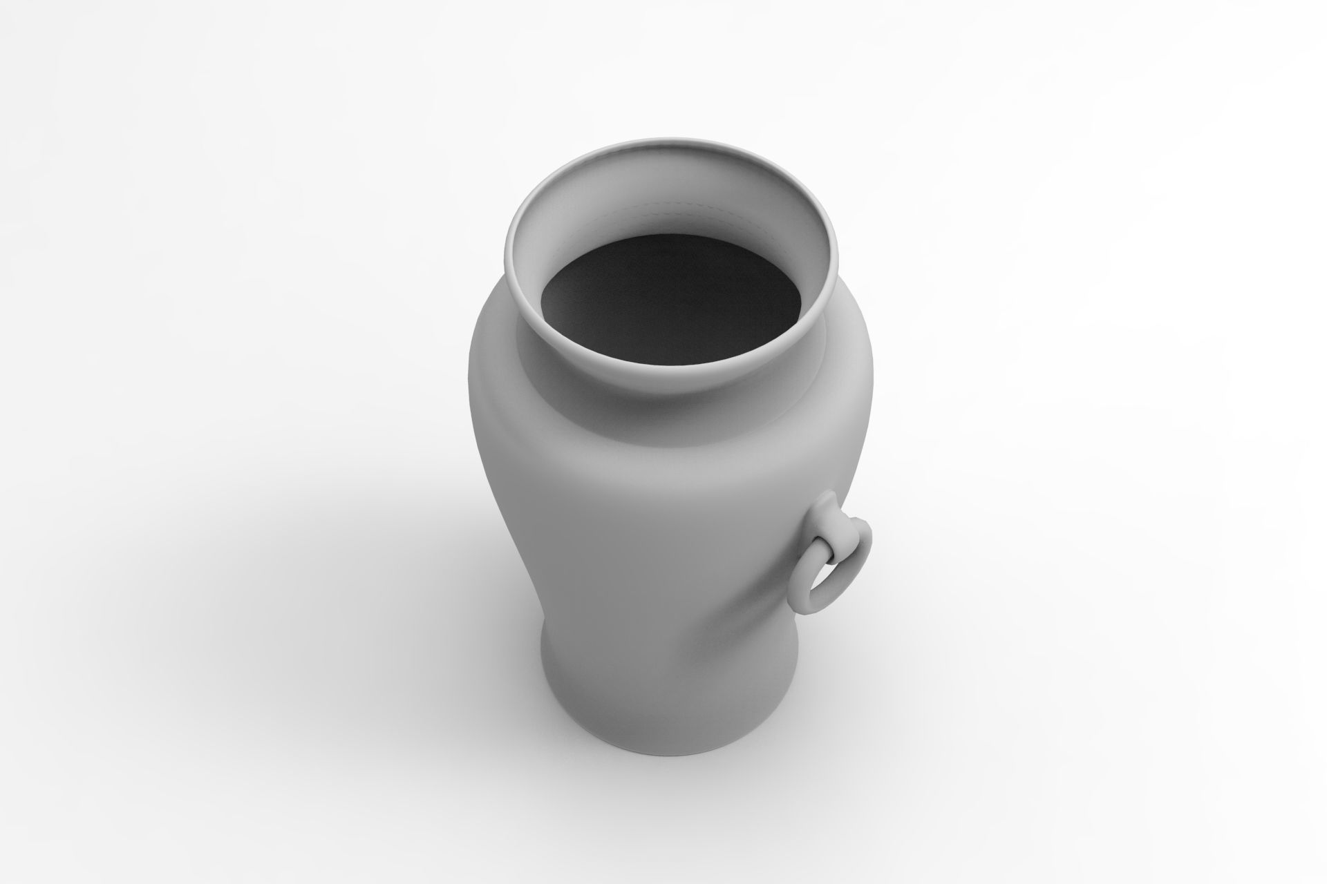 Rib Umbrella Stand Low-poly 3D model_7