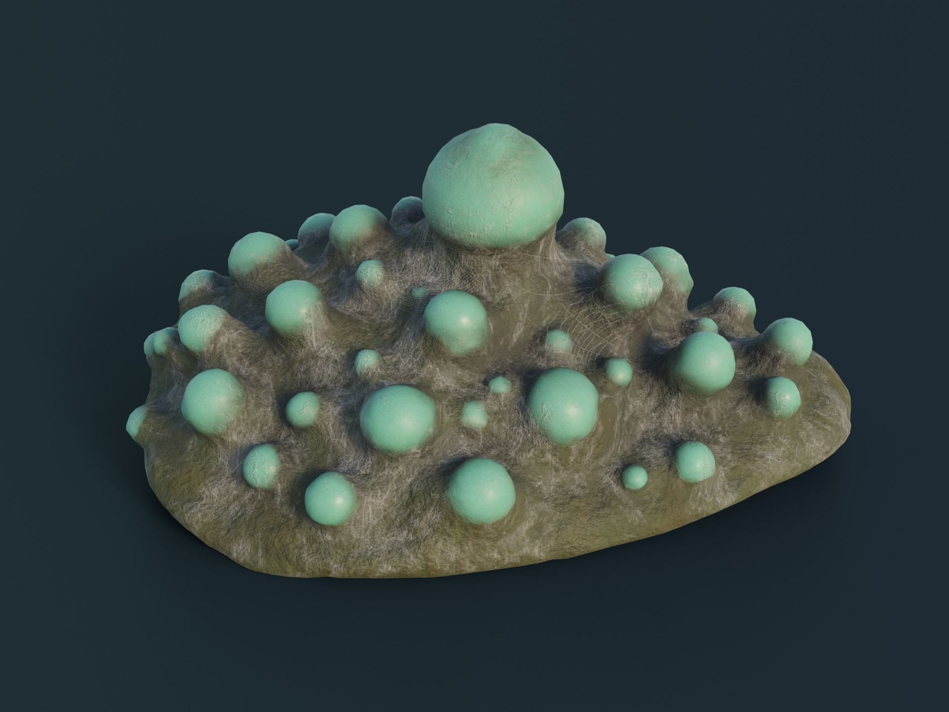 Fantasy Spider Eggs Low-poly 3D model_2