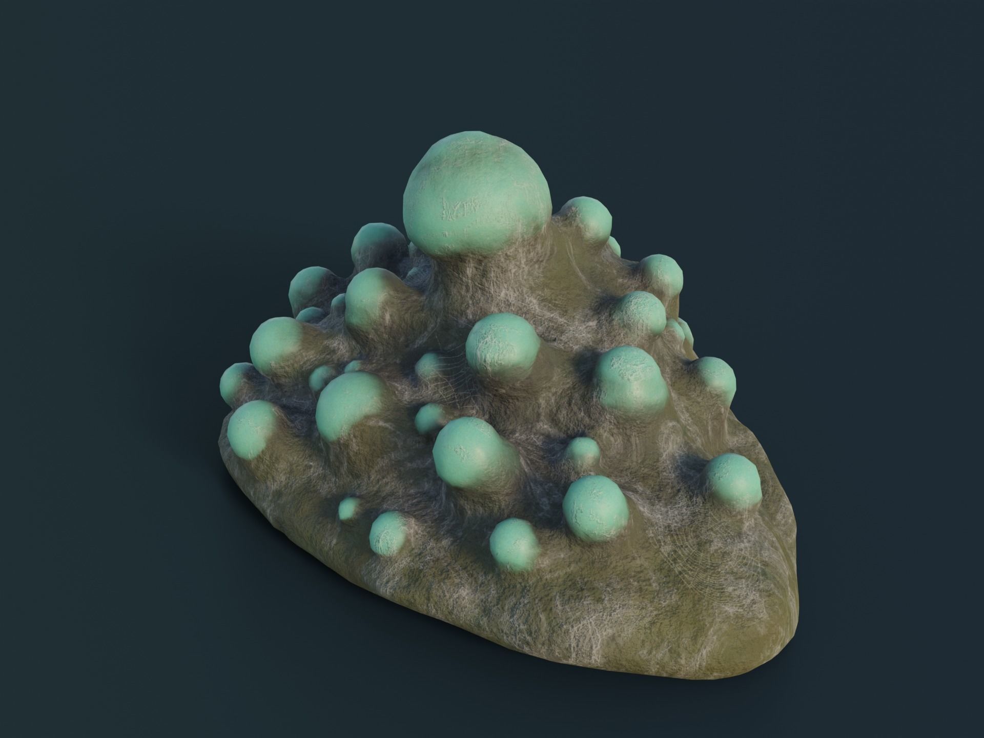 Fantasy Spider Eggs Low-poly 3D model_6
