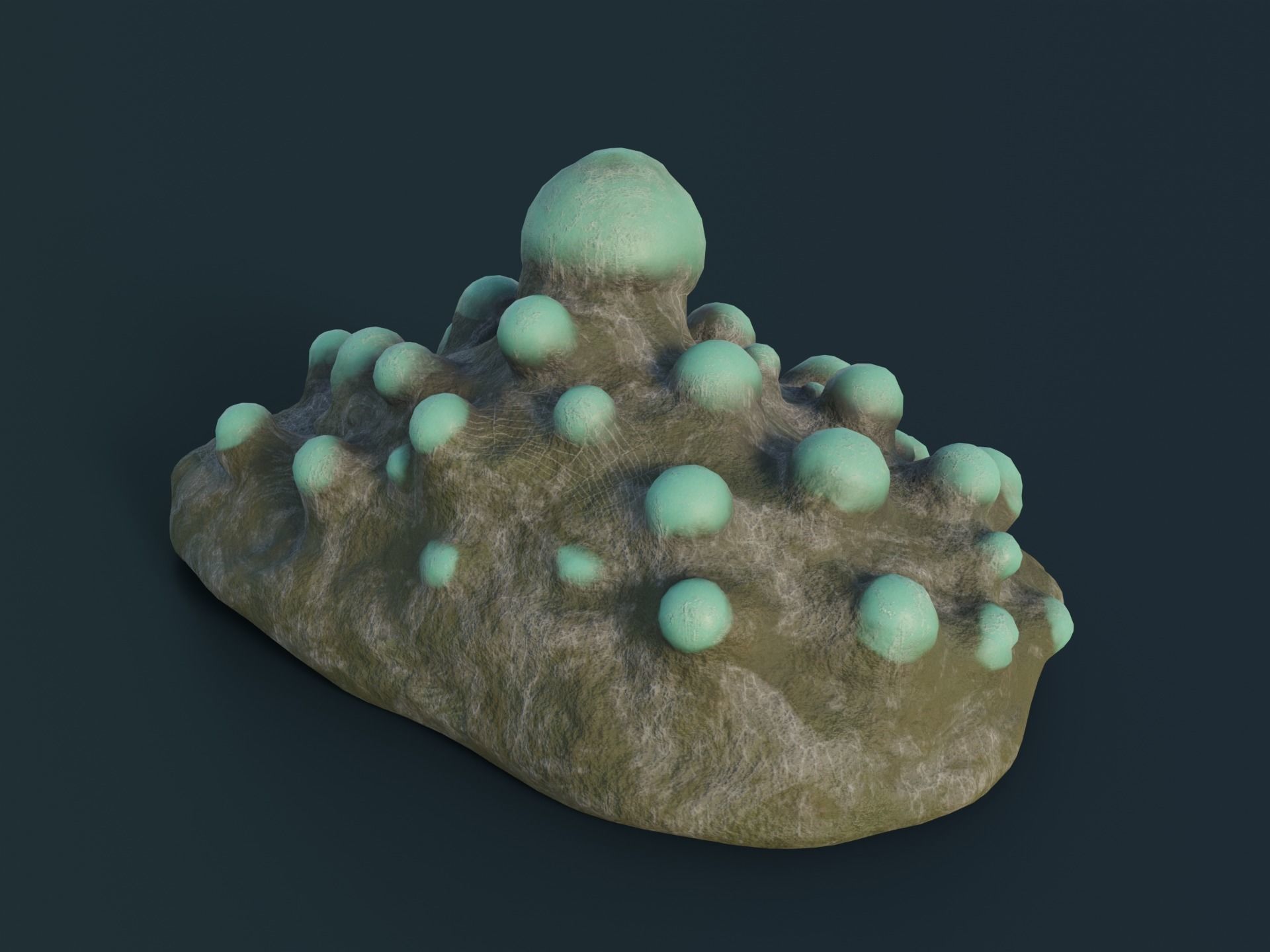 Fantasy Spider Eggs Low-poly 3D model_4