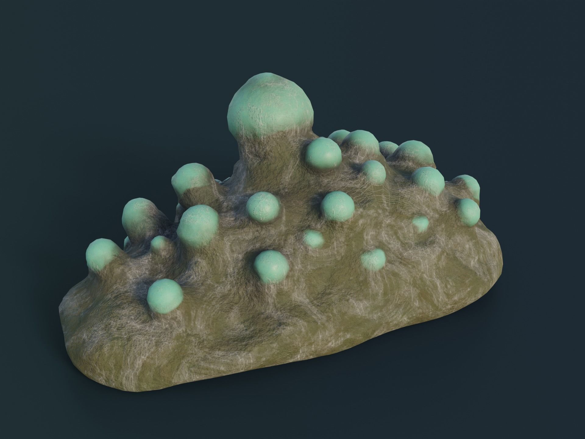 Fantasy Spider Eggs Low-poly 3D model_5