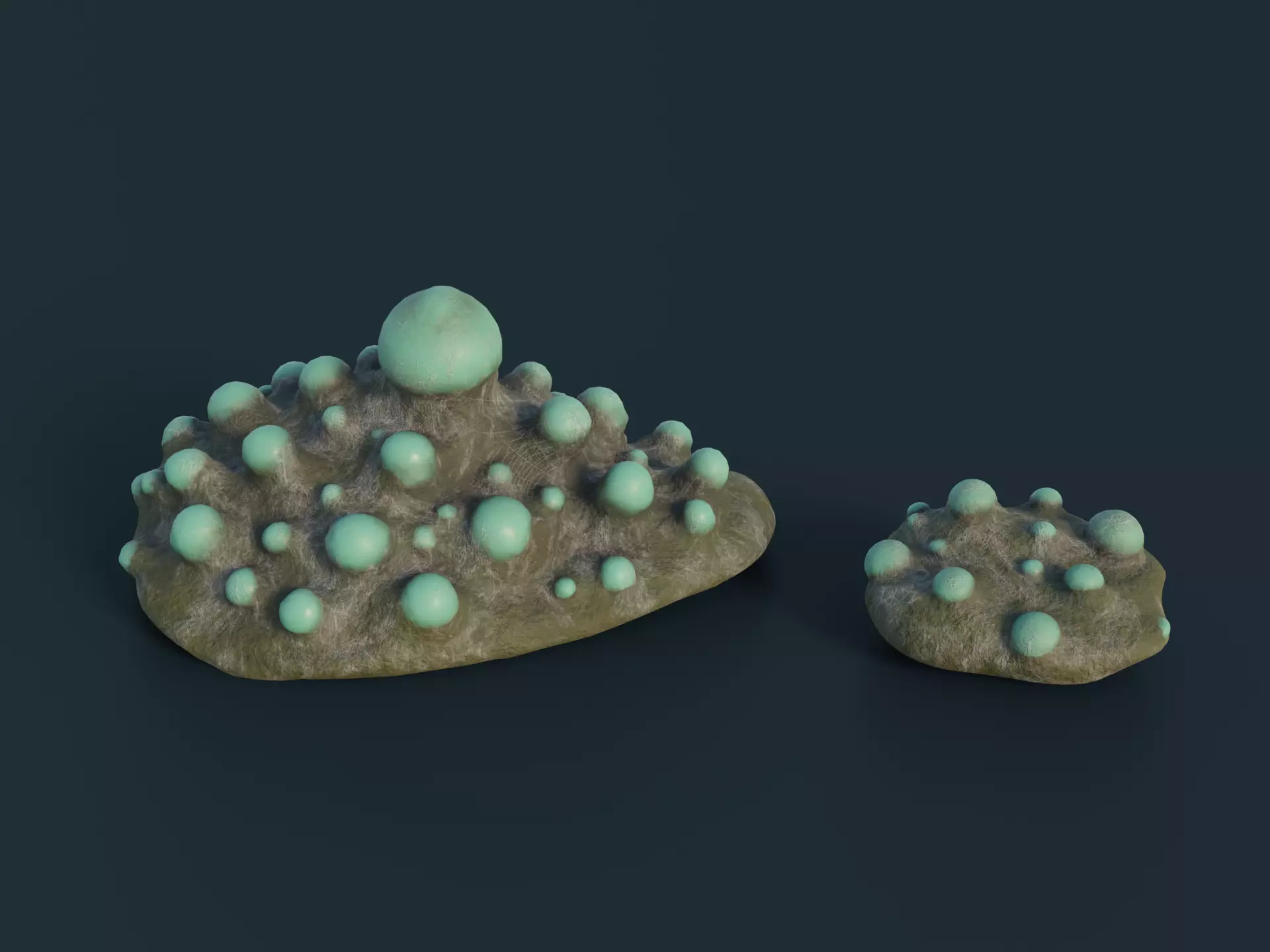 Fantasy Spider Eggs Low-poly 3D model_0