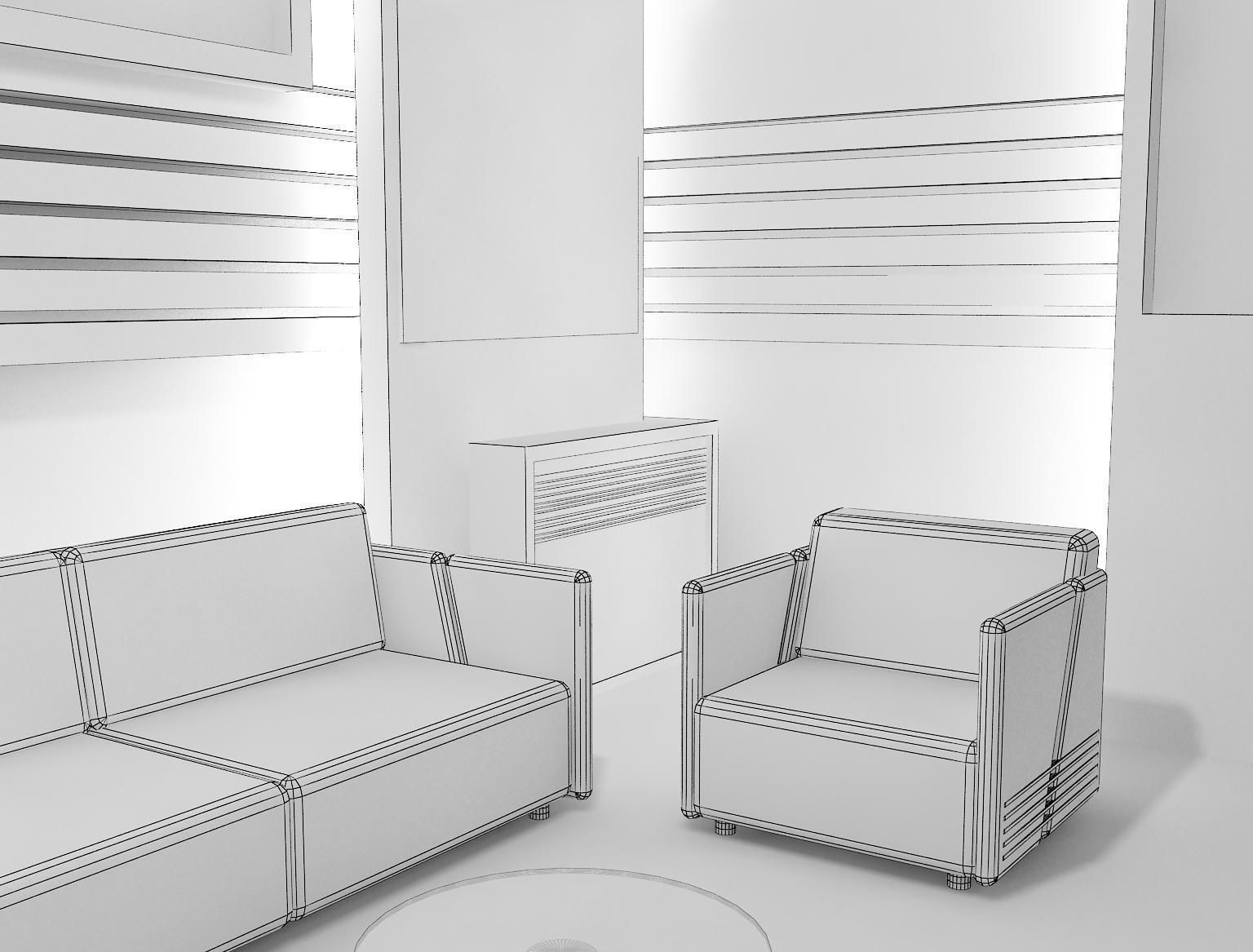 Booth Exhibition Stand a12 3D model_15